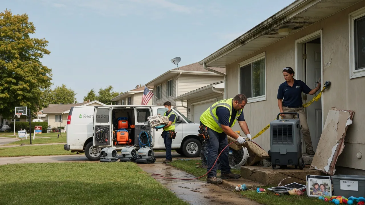 Water Damage Restoration in Seneca, IL near me